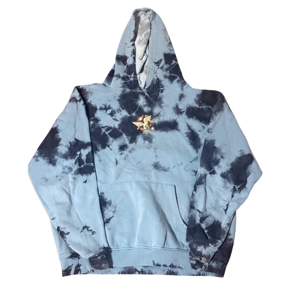 Cooke Collective Blue Tie-Dye Hoodie Sweatshirt (Urban Outfitters) Size M